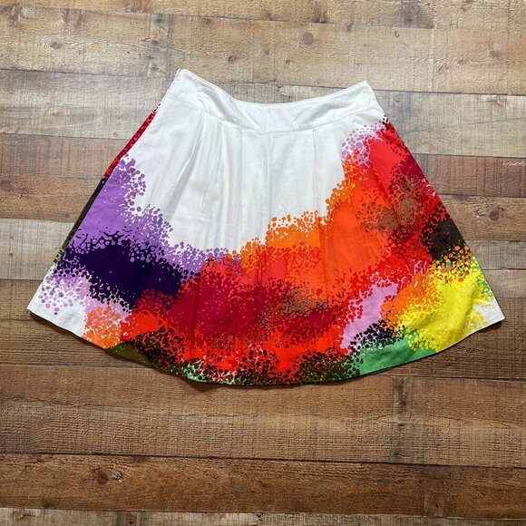 Cordelia Multi- Colored A-line Skirt size 10 - Picture 1 of 3